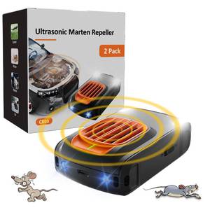 lot 4891 image: Gerbala Marten Deterrent Car, 3 Modes with Ultrasound, 18 kHz - 36 kHz, Marten Repellent Car Marten Protection for Engine Compartment Car, Maderschrecker Auto On & Off Maderschrecker (A)