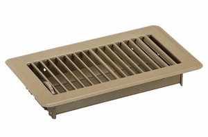 lot 5092 image: Therwen Floor Mobile Home Replacement Vents 5 12 x 9 12- (Brown) Set of 12