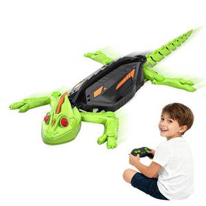 lot 4930 image: Wall Climbing RC Toy for Kids Boys Girls Indoor - Remote Control Gecko Crawler Robotic Car, Rechargeable Electric Chameleon Robots, Fun Gifts, Interactive Birthday Toys for 3 4 5 6 7 8 Year Old