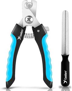 lot 4943 image: Candure Dog Nail Clippers and Trimmer with Safety Guard to Avoid Over-Cutting Toe Nails Professional Grooming Pet Nail Clipper with Nail File for Small Medium-Large Breeds
