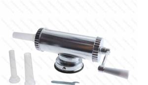 lot 4950 image: Horizontal Sausage Stuffer 1kg with Nozzle Attachments