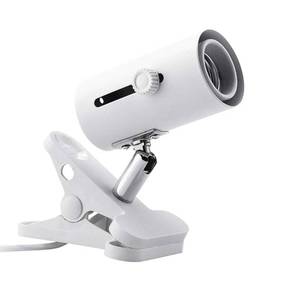 lot 4951 image: Superdream Reptile Lamp Fixture Holder, Adjustable Stand Socket for Pet Brooder Lizard Turtle Snake Aquarium Habitat Heat Lamps (White)