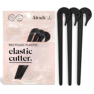 lot 4976 image: Kitsch Elastic Hair Tie Cutter Tool, Gentle, No Pull For Easy Elastic Bands For Hair Removal  Hair Rubber Bands Cutter  Ideal Gifts for Women - Black, 3pc Set