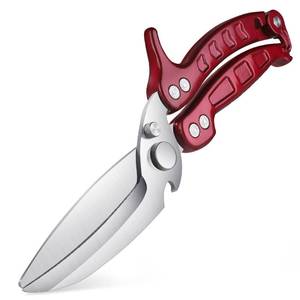 lot 4988 image: DRAGON RIOT Heavy Duty Poultry Shears - A Must Have Kitchen Shears for Chicken and Meat Cutting - Dishwasher Safe and Stainless Food Kitchen Scissors for Thanksgiving