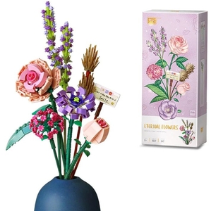 lot 4996 image: Golgner 547-Piece Flower Bouquet Building Blocks Set