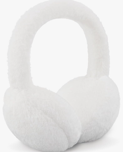 lot 5122 image: Women Ear Muffs Winter Girls White Earmuffs Fuzzy Kids Black Ear Muff Cute Fluffy Ear Warmers Foldable Ear Covers Boy