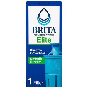 lot 5135 image: Brita Elite Replacement Water Filter  6 Month Filter Life  Reduces Lead  Compatible with All Brita Pitchers & Dispensers  1 Pack