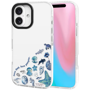 lot 5152 image: ChiCsFleur for iPhone 16 Case, TPU Phone case with Camera Protection for Women Girls Teens with Phone Stand