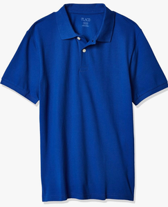 lot 5153 image: The Childrens Place Boys Uniform Performance Polo (12-18 MM)