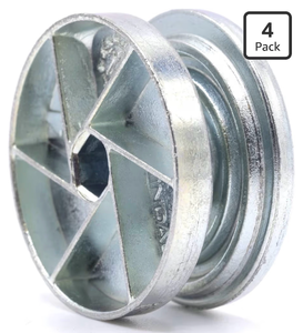 lot 5165 image: ReplacementScrews Bed Frame Cam Wheel Locks Compatible with IKEA Part 114670 (MALM, SONGESAND, BRIMNES) (Pack of 4)