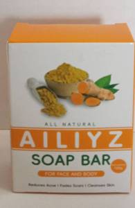lot 5214 image: AILIYZ All Natural Turmeric Soap Bar