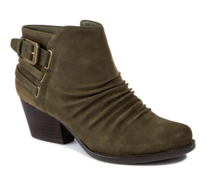 lot 5409 image: Baretraps Reid Womens Moss Microsuede Bootie (9M)