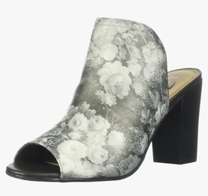 lot 5468 image: Sbicca Womens Scenic Heeled Sandals in a Grey Floral Print (Size 9)