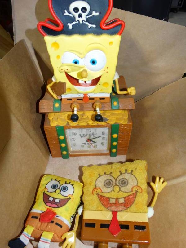 lot 10472 image: lot of sponge bob vintage memorabilia