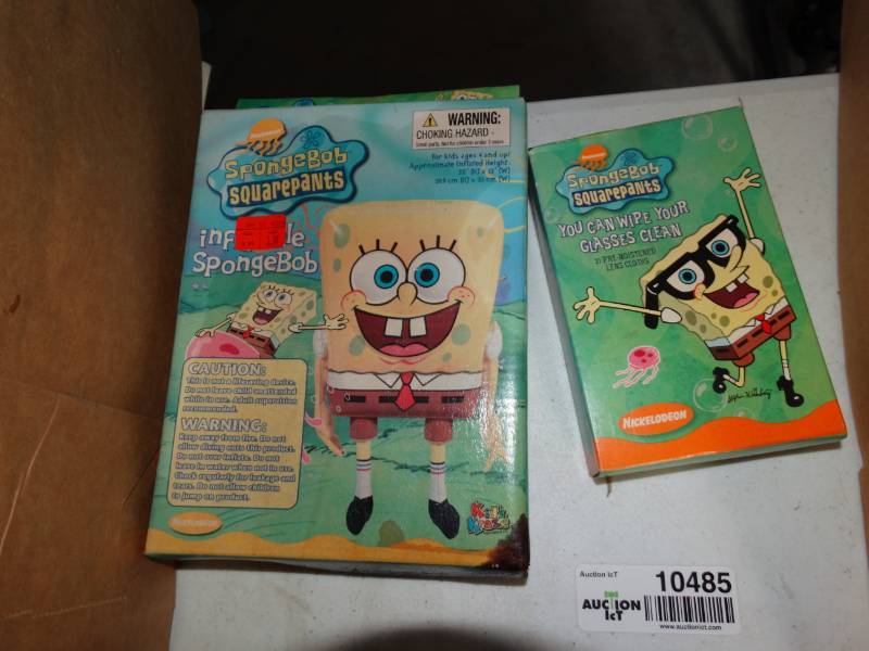 lot 10485 image: Lot of Spongebob Memorabilia