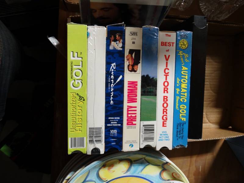 lot 10554 image: Lot of VHS Movies
