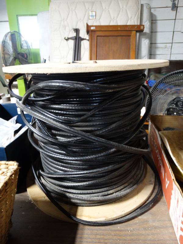 lot 10640 image: Large Spool of Bright wire