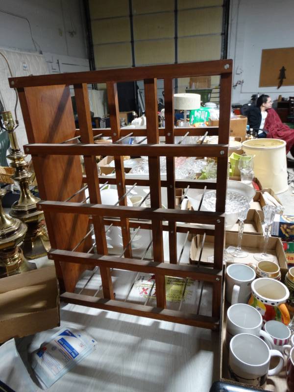 lot 10667 image: Wooden Wine Rack