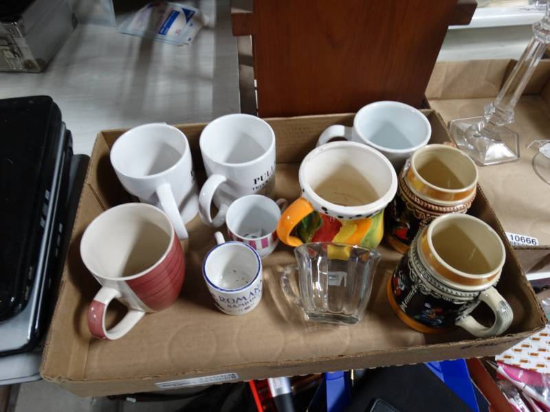 lot 10668 image: Lot of 9 Coffee Mugs