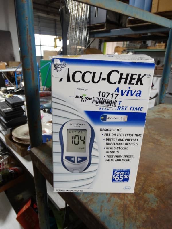 lot 10717 image: Accucheck Diabetes Monitoring Kit