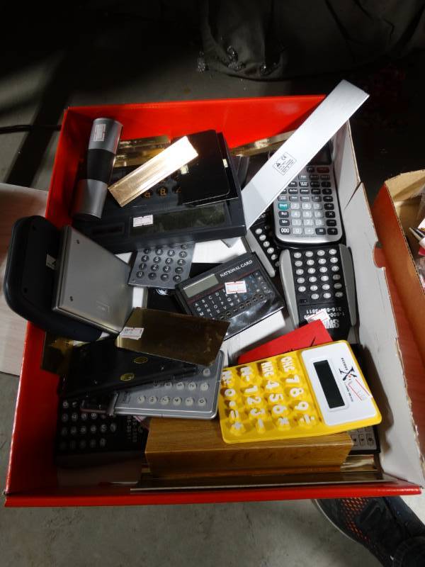lot 10732 image: Lot of Misc. Calculators
