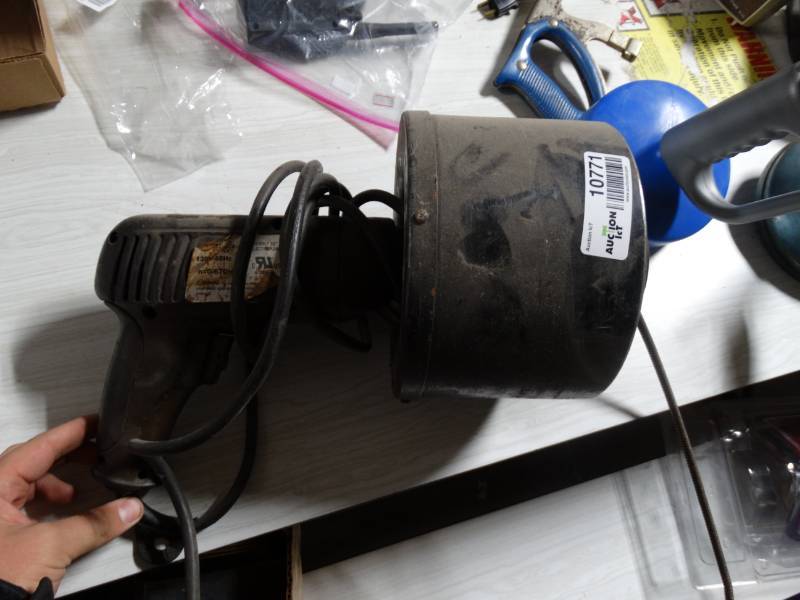 lot 10771 image: Cobra Products Drill Powered Drain Cleaner w Drill