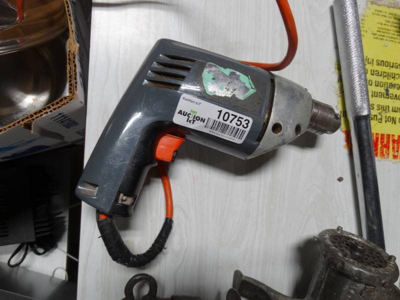 lot 10753 image: Ridgid Supreme Power Drill- In Working Condition