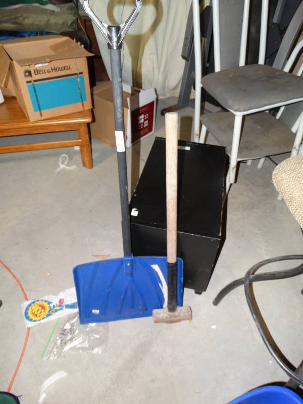 lot 10788 image: Sledgehammer and Snow Shovel
