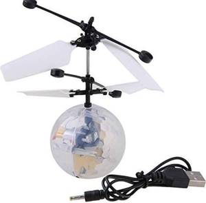 lot 5234 image: LED Flying Ball Helicopter Toy with USB Charging