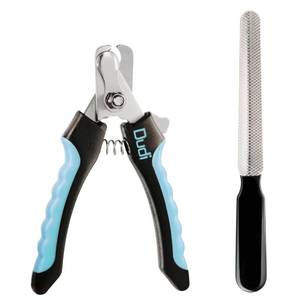 lot 5239 image: Dudi Pet Cat Nail Clipper for Indoor Cats with Razor Sharp Blade and Quick Safety Sensor to Avoid Overcutting - Professional Quality Easy to Use Dog Nail Trimmers for Small Breed with Dog Nail File