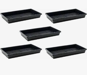 lot 5494 image: HFS (R Extra Strength No Holes, 5 Pack, for Propagation Seed Starter, Plant Germination, Seedling Flat, Fodder, Microgreens
