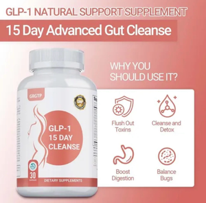 lot 5533 image: GLP-1 Natural Support Supplement 15 Day Advanced Gut Cleanse