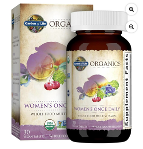 lot 5535 image: Garden of Life Organics Womens Once Daily, 30 Vegan Tablets