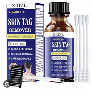 lot 5537 image: ZRIZL Advanced Skin Tag Remover Kit with Salicylic Acid Maximum Formula
