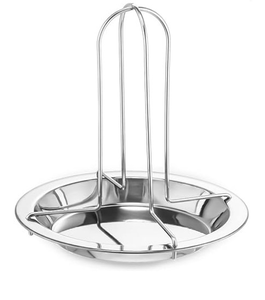 lot 5551 image: BMMXBI Beer Can Chicken Stand, Stainless Steel Chicken Roasting Rack, Turkey Beer Butt Chicken Stand with Pan, Chicken Rack, Beer Can Chicken Holder for Grill, Oven, Thanksgiving Christmas