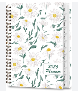 lot 5553 image: 2026 Planner, Weekly and Monthly Calendar Academic Planner, Jan 2026 - Dec 2026, Planning Agenda Book for Desk Accessories and School Supplies - Letter Size (8.5 x 11)