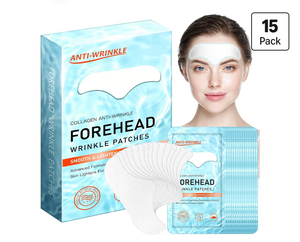 lot 5558 image: 15PCS Forehead Wrinkle Patches, Anti-Wrinkle Forehead Patches with Hydrolyzed Collagen and Aloe, Smooth Fine Lines & Wrinkles, Skin Firming & Hydrating Skin Care Patch (15)