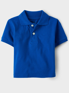 lot 5569 image: Baby And Toddler Boys Uniform Soft Pique Polo - Blue (12-18Mo)