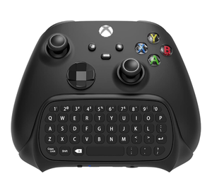 lot 5581 image: DOBE Keyboard for Xbox Series XS Controller, for Xbox OneSController Gamepad, 2.4Ghz Mini QWERTY Keyboard Gaming Chatpad with AudioHeadset Jack for XSX (Black) (Xbox Controller not Included)