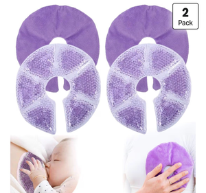 lot 5613 image: Breast Therapy Pads, Hot Cold Breastfeeding Gel Pads, Breastfeeding Essentials and Postpartum Recovery, Nursing Breast Pads Pain Relief for Mastitis