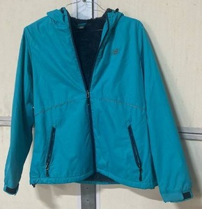 lot 5633 image: Teal New Balance Snow Full-Zip Jacket Lined w Grey Sherpa Fur size X-Large