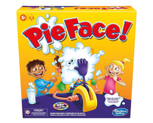 lot 5645 image: Hasbro Gaming Pie Face Game  Whipped Cream Family Board Game for Kids  Ages 5 and Up  for 2 or More Players  Funny Preschool Games  Kids Gifts -