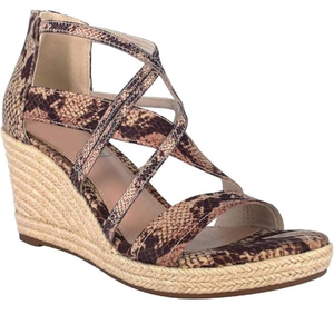 lot 5675 image: Impo Vinya platform wedge sandals with Memory Foam (Size 9M)