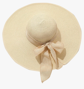 lot 5679 image: Sun Hat Womens Wide Brim Foldable Straw Hats Beach Sun Hats for Women Floppy Summer Hats UPF 50 (A couple Stains)