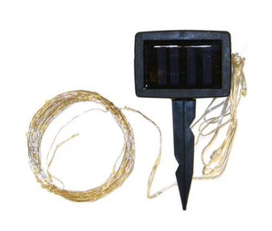 lot 876 image: Solar Powered LED String Lights with Ground Stake (20)