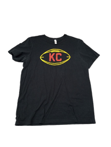 lot 877 image: Kansas City Womens Chiefs Football T-Shirt (Size Large)