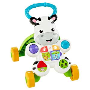 Fisher-Price Baby Walker with Lights Music and Activities  Learn with Me Zebra Walker - Retail: $62