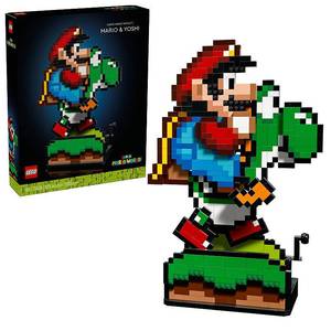 lot 959 image: LEGO Super Mario World Mario & Yoshi  Nintendo Figure  Collectible Set for Adults  71438 - Retail $179