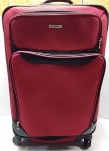 lot 965 image: TAG Burgundy Rolling Suitcase with Spinner Wheels - Retail $65