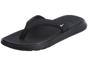 lot 992 image: Nike Mens Ultra Celso Thong Sandals-BlackWhite (Size 11)
